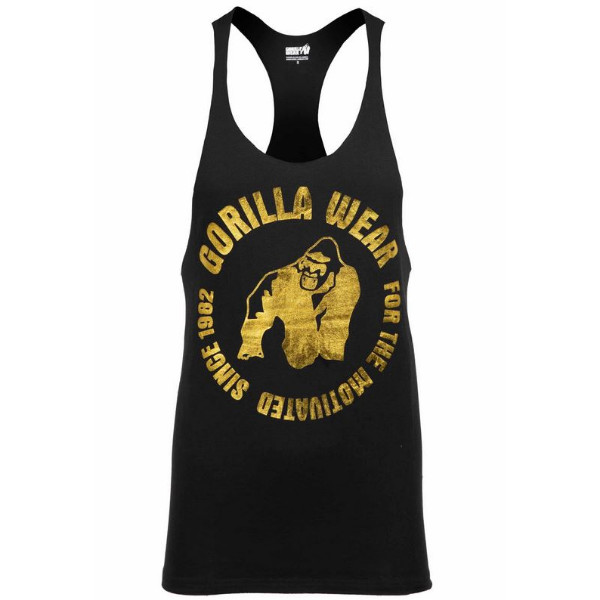 Gorilla Wear Melrose Stringer, schwarz/gold S