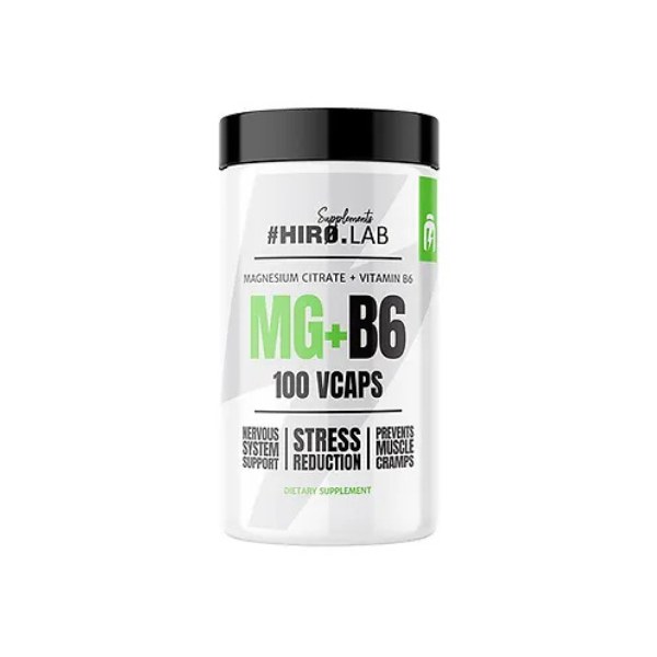 Hiro Lab MG+B6, 100 veggie Kaps.
