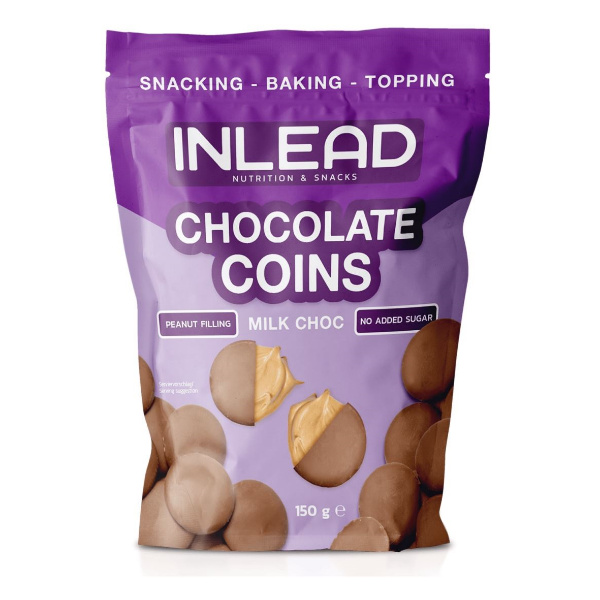 Inlead Nutrition Chocolate Coins, 150g Milk Choco