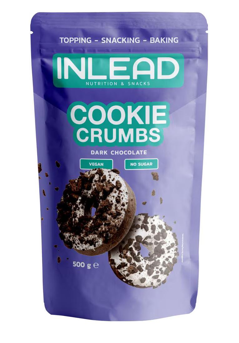 Inlead Nutrition Cookie Crumbs Dark Chocolate - 500g