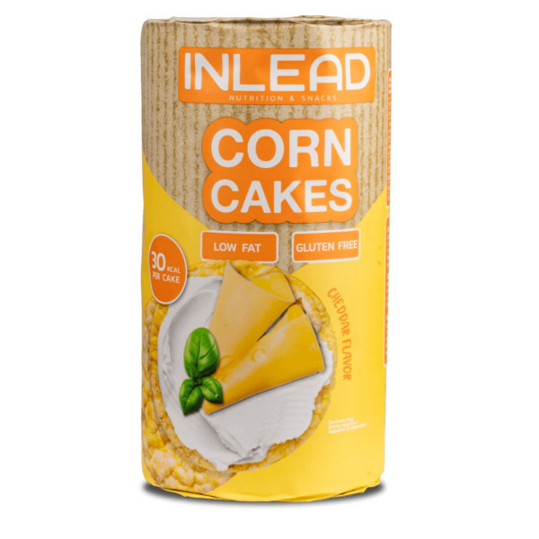 Inlead Nutrition Corn Cakes, 120g Cheddar