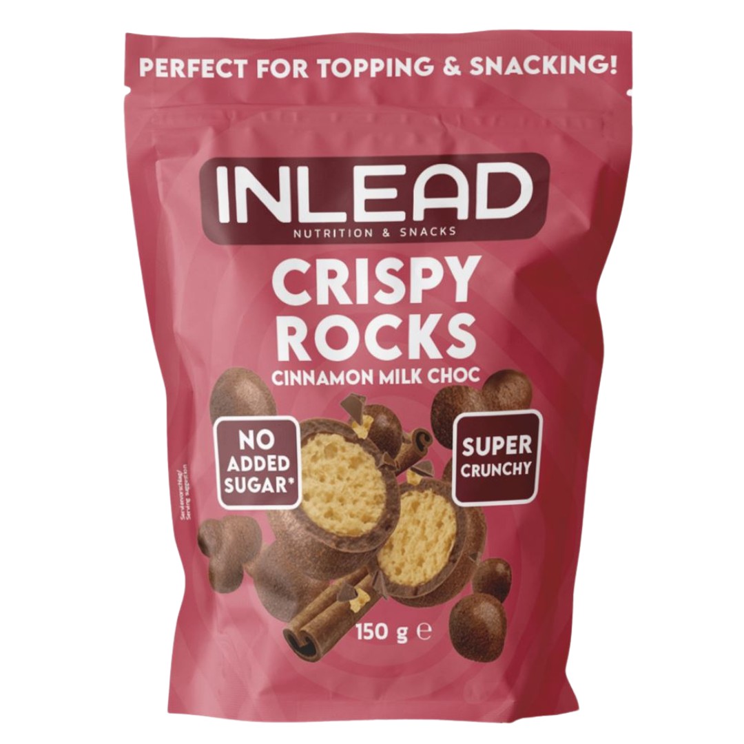 Inlead Nutrition Crispy Rocks - 150g Cinnamon Milk Choc