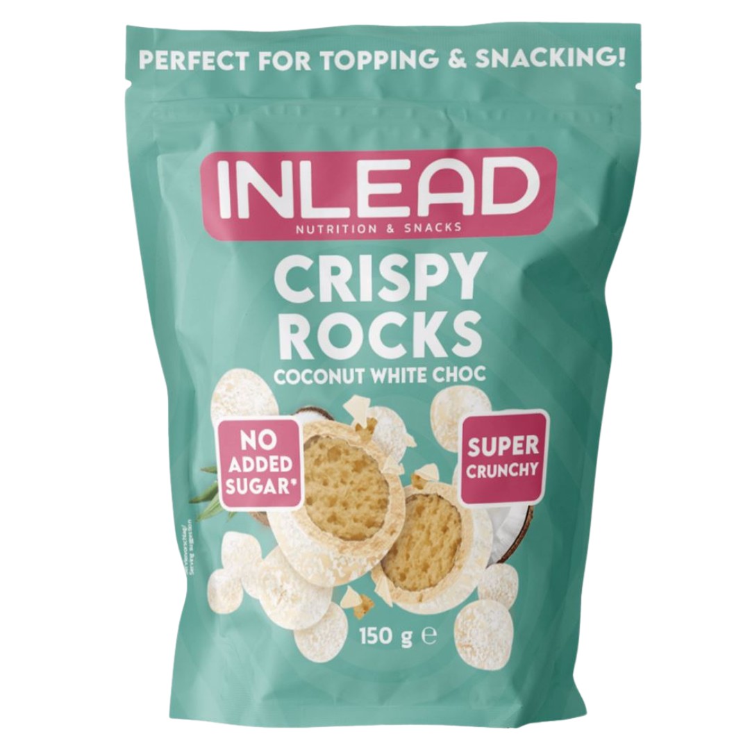 Inlead Nutrition Crispy Rocks - 150g White Choc Coconut