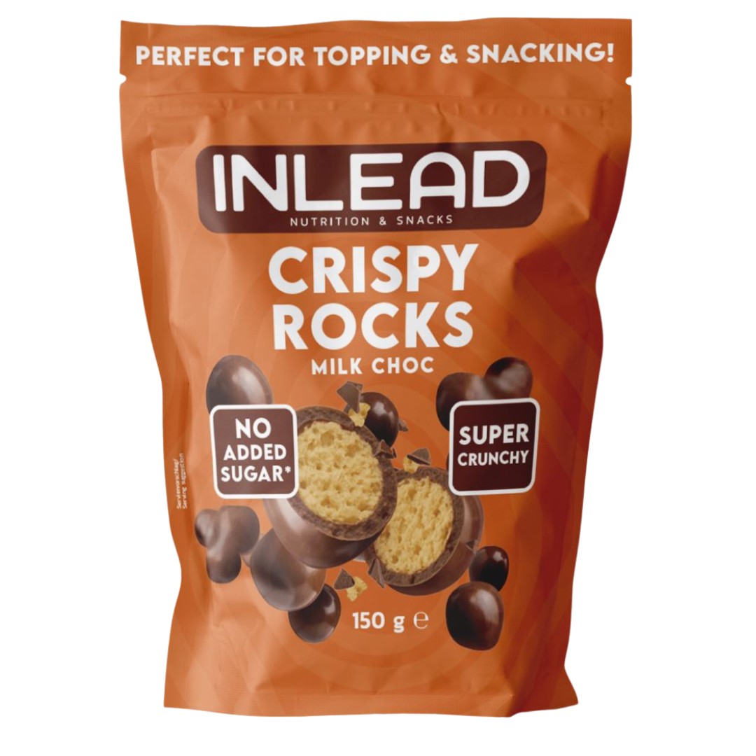 Inlead Nutrition Crispy Rocks - 150g Milk Choc