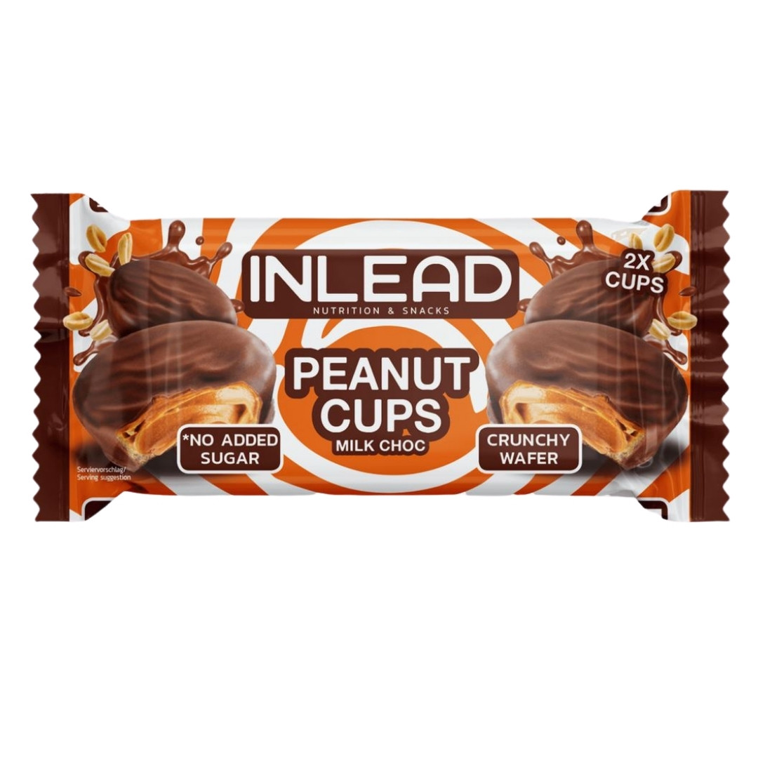 Inlead Nutrition Peanut Cups Milk Choc 1 x 50g Cup