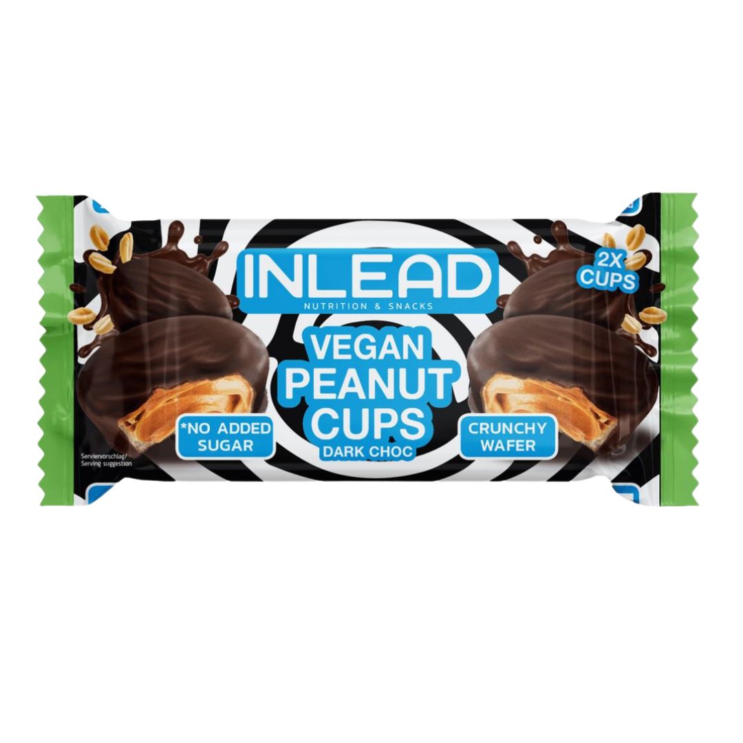 Inlead Nutrition Peanut Cups 1 x 50g Cup Vegan Dark Choc