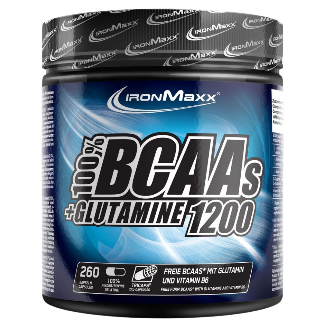 IronMaxx BCAAs + Glutamine 1200 260 Kapseln