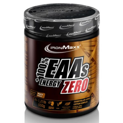 IronMaxx 100% EAAs Zero, 500g Peach Ice Tea