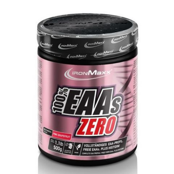 IronMaxx 100% EAAs Zero, 500g Pink Grapefruit