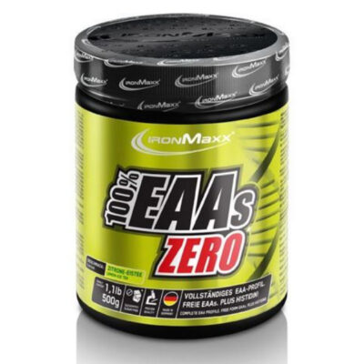 IronMaxx 100% EAAs Zero, 500g Lemon Ice Tea