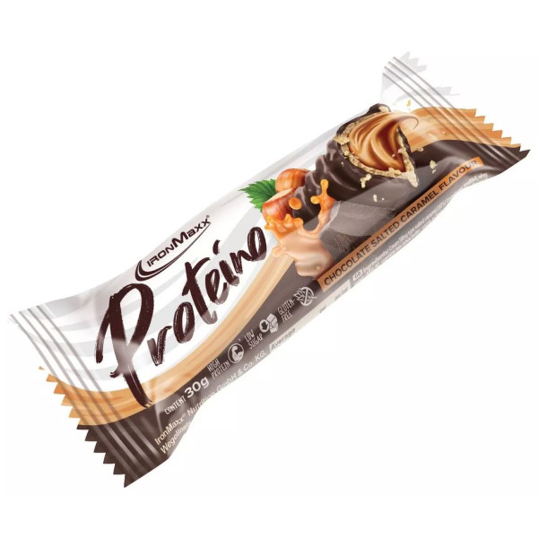 IronMaxx Proteino High Protein Waffelriegel 1 x 30g Riegel Chocolate Salted Caramel
