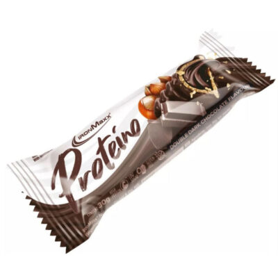 IronMaxx Proteino High Protein Waffelriegel 1 x 30g Riegel Double Dark Chocolate
