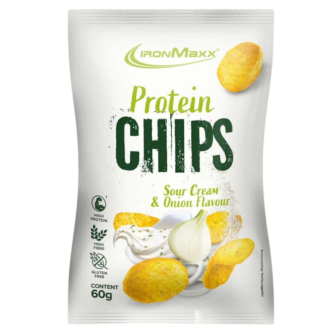 IronMaxx Protein Chips 3.0 - 60g Sour Cream & Onion