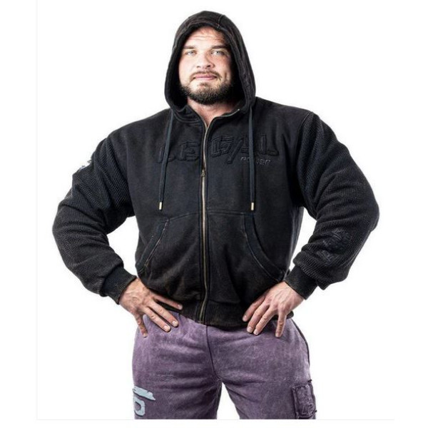 Legal Power Heavy Zip Hoodie Devils Stonewashed Bostomix Fleece