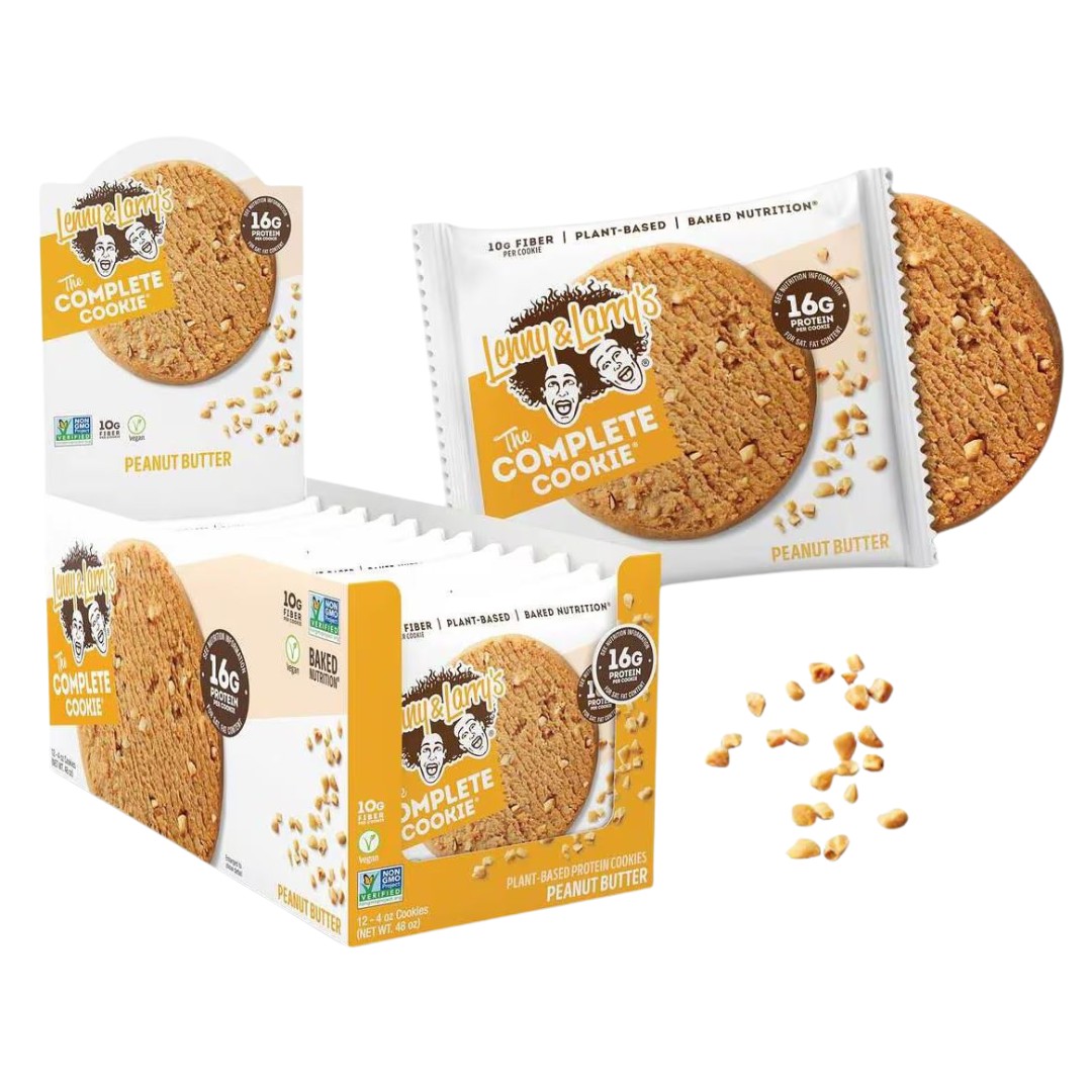 Lenny & Larry`s Complete Cookie - 12 x 113g im Karton (MHD) Peanut Butter (MHD: 20/02/26)