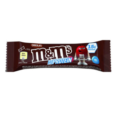 M&M´s Hi Protein Bar Chocolate 1 x 51g Riegel