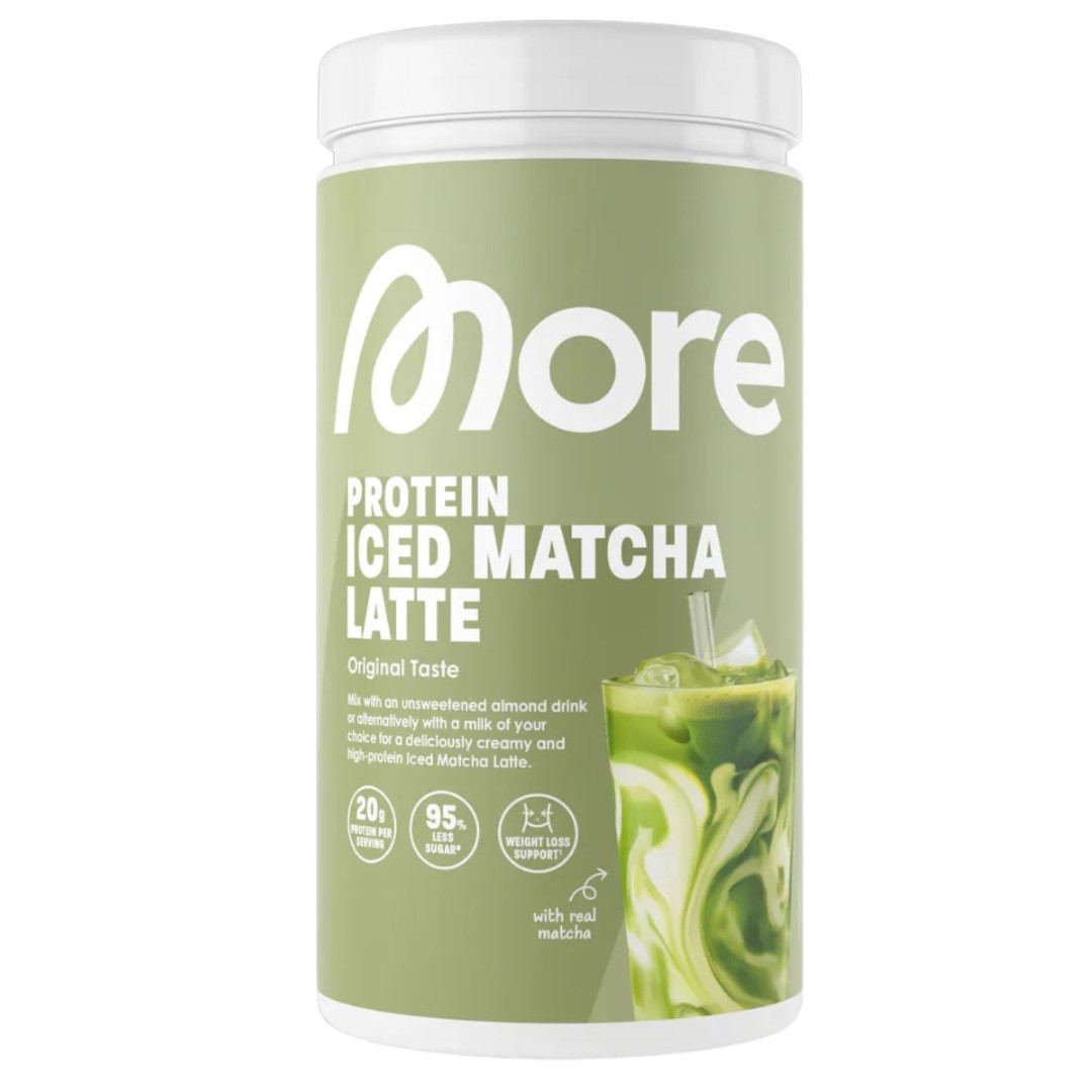 More Nutrition Protein Iced Matcha Latte - 500g Original Taste
