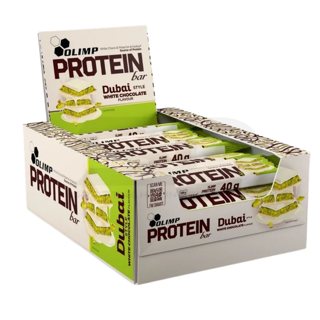 Olimp Protein Bar Dubai Style White Chocolate 25 x 40g Riegel