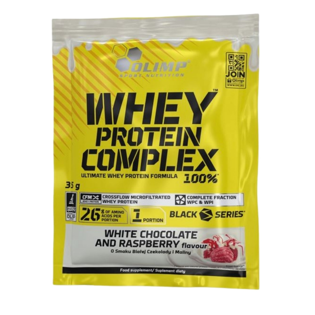 Olimp Whey Protein Complex 100% 35g White Chocolate and Raspberry