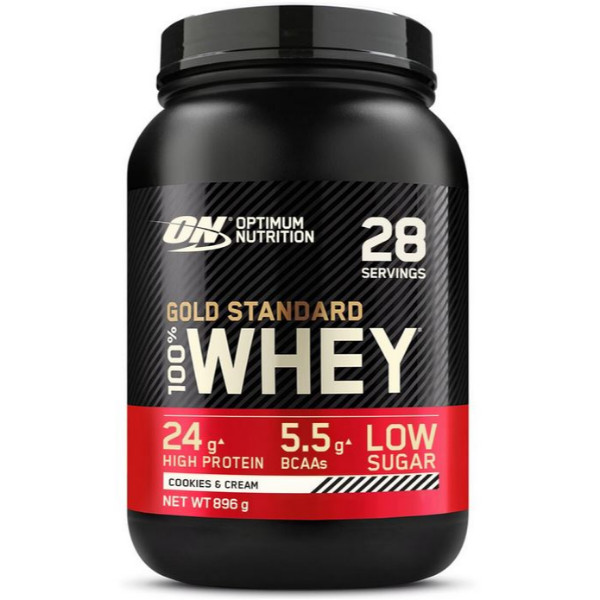 Optimum Nutrition 100% Whey Gold Standard, 900g Cookies & Cream