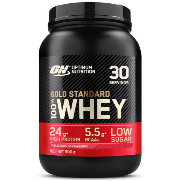 Optimum Nutrition 100% Whey Gold Standard, 900g Delicious Strawberry