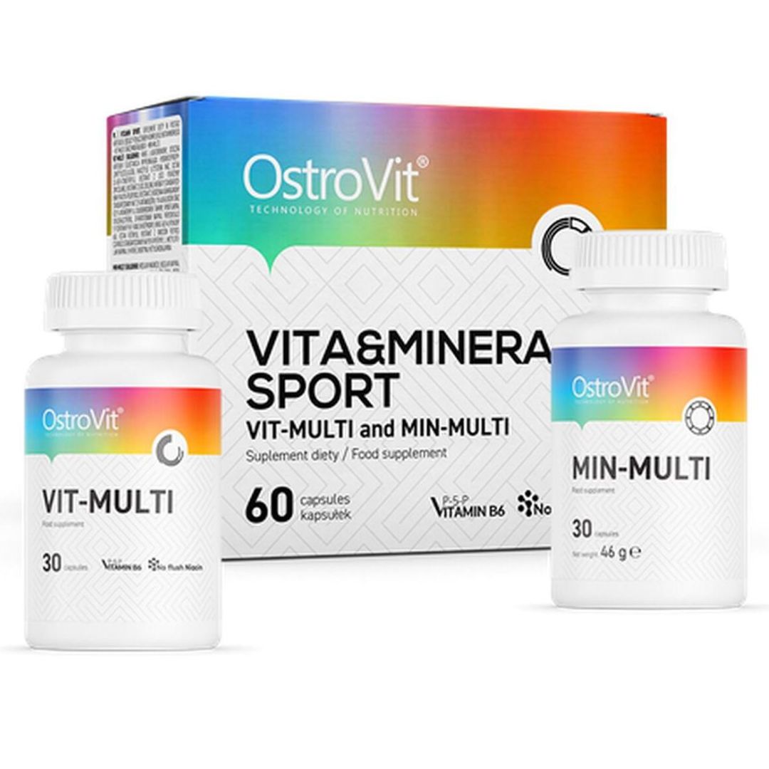OstroVit Vita & Minerals Sport, 60 Kaps.