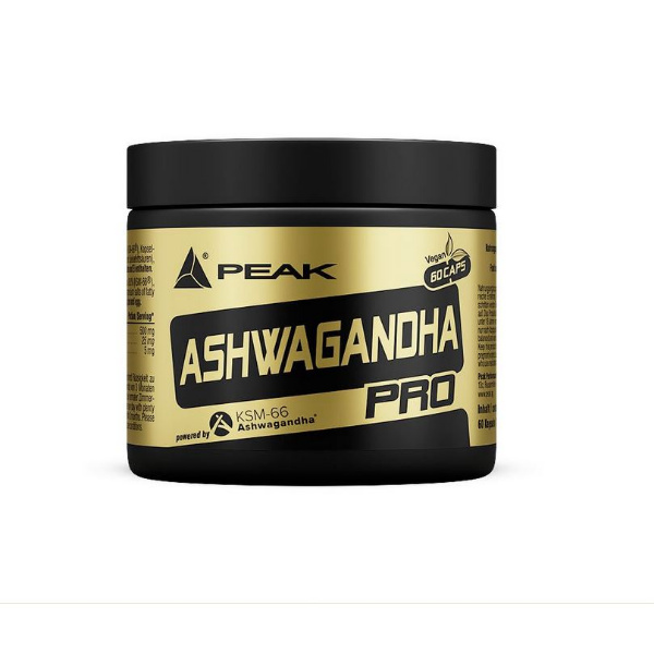 Peak Ashwagandha Pro, 60 Vegan Kaps.