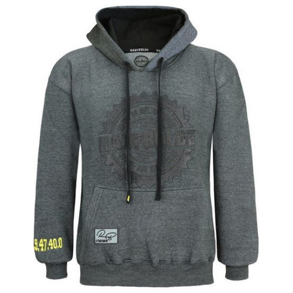 Raufbolde, Kapuzenpullover "F.C.", charcoal/schwarz L