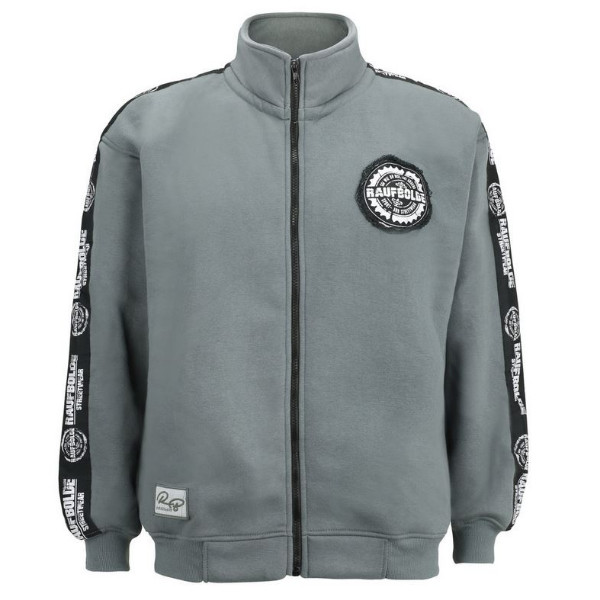 Raufbolde, Stehkragenjacke Stripe, grau 2XL