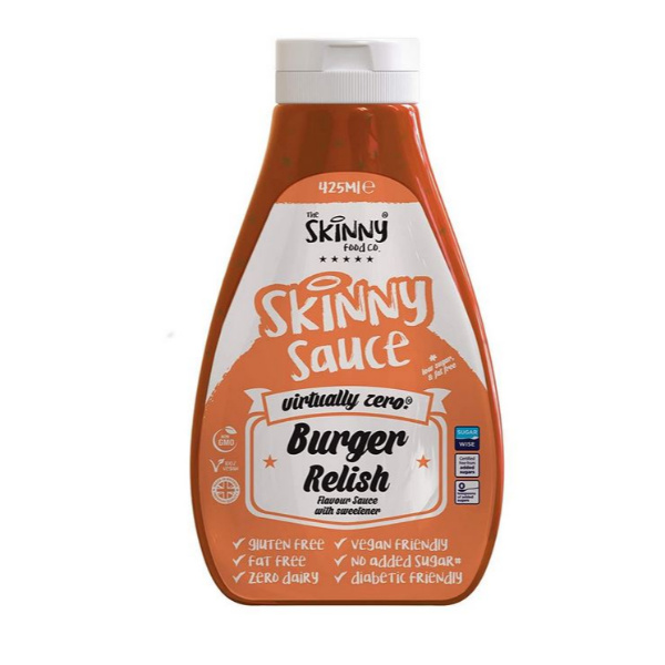 Skinny Food Sauce, 425ml Burger Relish