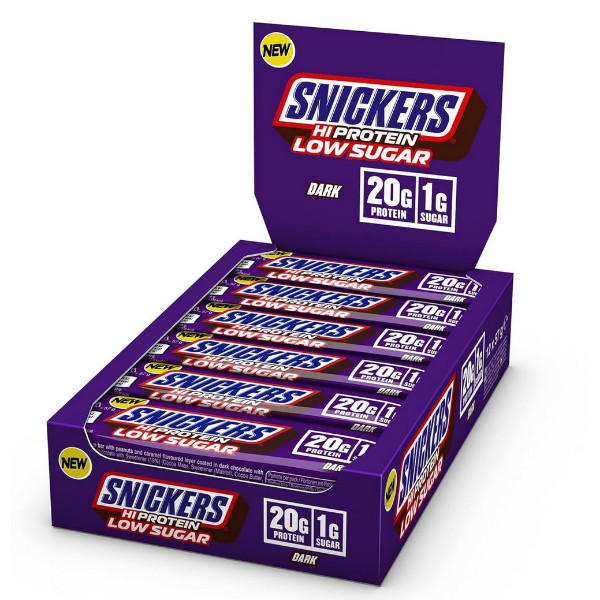 Snickers Hi Protein Low Sugar Dark 12 x 57g Riegel (Karton)