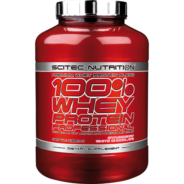 Scitec Nutrition 100% Whey Protein Professional, 2350g Pistachio White Chocolate