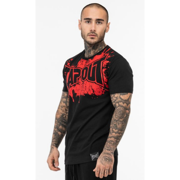 Tapout T-Shirt Splashed, schwarz