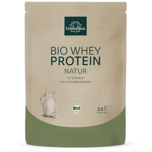 Unimedica Bio Whey Protein, 1000g Natur