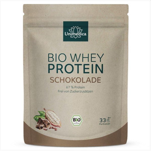 Unimedica Bio Whey Protein, 1000g Schokolade