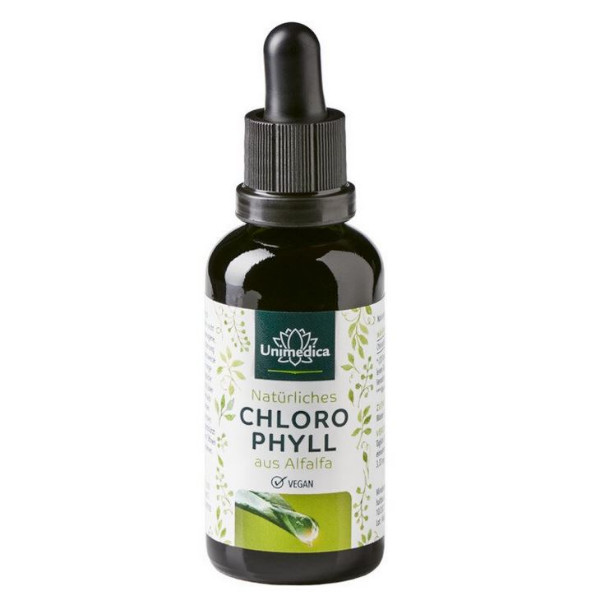 Unimedica Chlorophyll Tropfen aus Alfalfa, 50ml