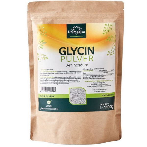 Unimedica Glycin Pulver, 1100g