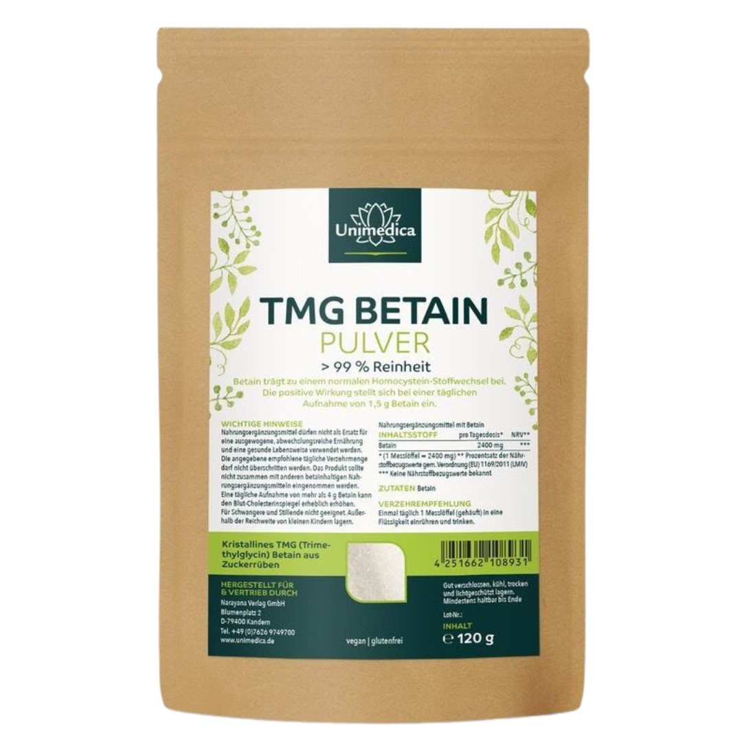 Unimedica TMG Betain Pulver - 120 g