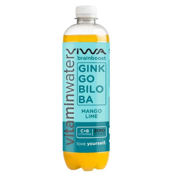 Viwa Body Pro Vitraminwater - 600ml Mango Lime (Ginkobiloba)