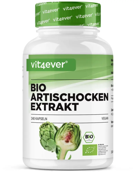 Vit4ever Bio Artischocken Extrakt, 240 Kapseln