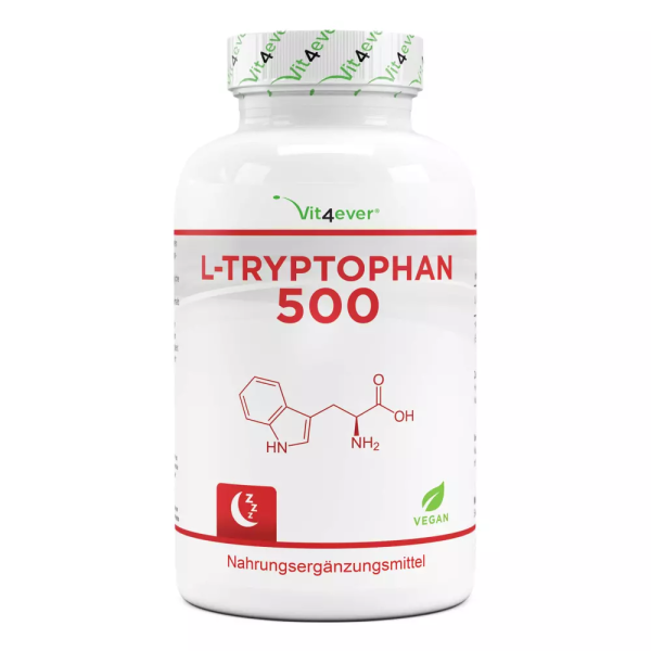 Vit4ever L-Tryptophan 500mg, 365 Kapseln