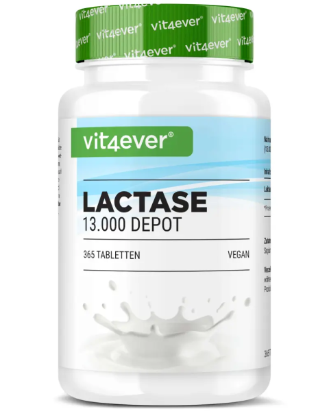 Vit4ever Laktase Depot 13.000, 120 Tabletten