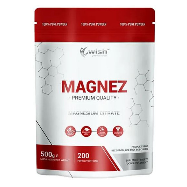 Wish Pharmaceutical Magnesium Citrate, 500g