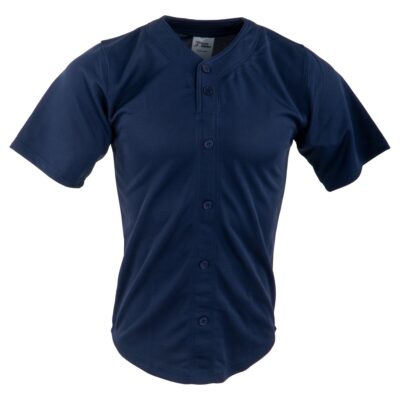 Active Athletics Baseball Jersey, Fake Button Jersey - navy Gr.L