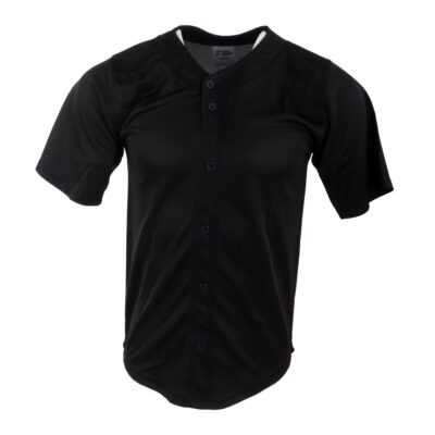 Active Athletics Baseball Jersey, Fake Button Jersey - schwarz Gr.XL