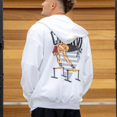 Anime Oversized Zip Hoodie Control