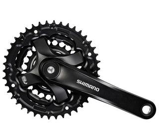 Shimano Kurbelgarnitur FC-TY501 175 mm Vierkant 6/7/8-fach schwarz