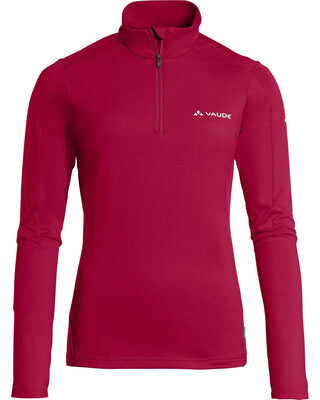 Vaude Damen Fleecepullover Livigno Halfzip II crimson red - 42