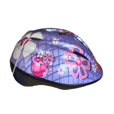 Strategic Kinderhelm Pink Blumen 46-53S