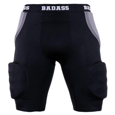 BADASS Power 5-Pad Unterhose - schwarz/grau Gr. M